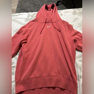 Pink Nike hoodie
